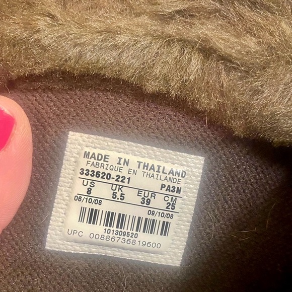 NIKE SNEAKER TALL LACE UP BOOT SNEAKERS POM POM SNOW BOOT TALL BOOT SNEAKER 8 M - Picture 7 of 12